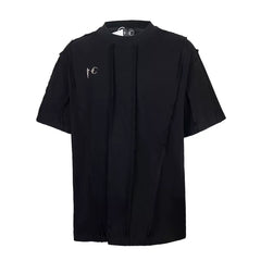 Thug Club Black Seam Detail Oversized T-Shirt, Unisex