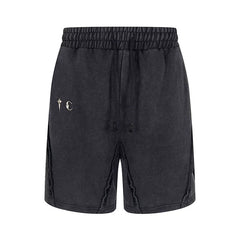Thug Club Vintage Washed Raw Seam Sweat Shorts, Unisex