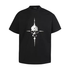 Thug Club Skull Cross Sword Oversized T-Shirt, Unisex