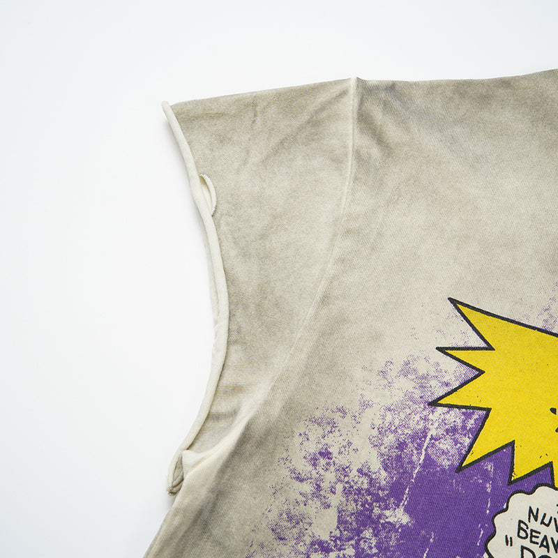 Rough Play T Shirts RoughPlay Skateboard T-Shirt with rhinestones