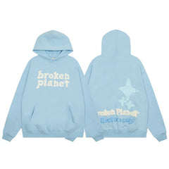 Broken Planet Collectors Only Light Blue Oversized Hoodie