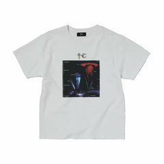 Thug Club Atmosphere Lightning Graphic White Oversized T-Shirt, Unisex