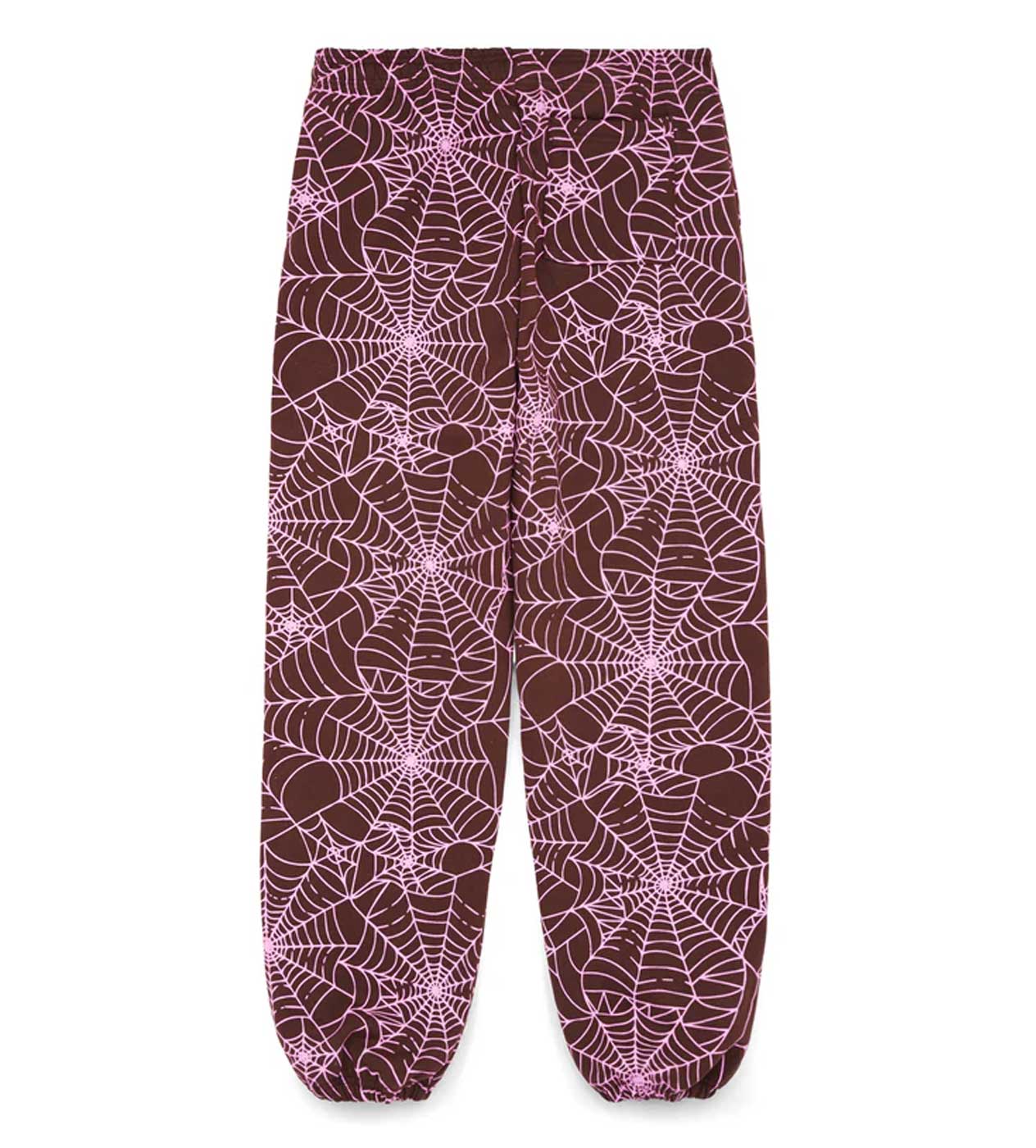Sp5der AOP Sweatpants Brown/Pink
